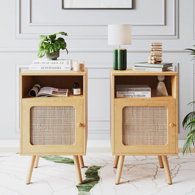 Table de chevet Kunkle en brun
