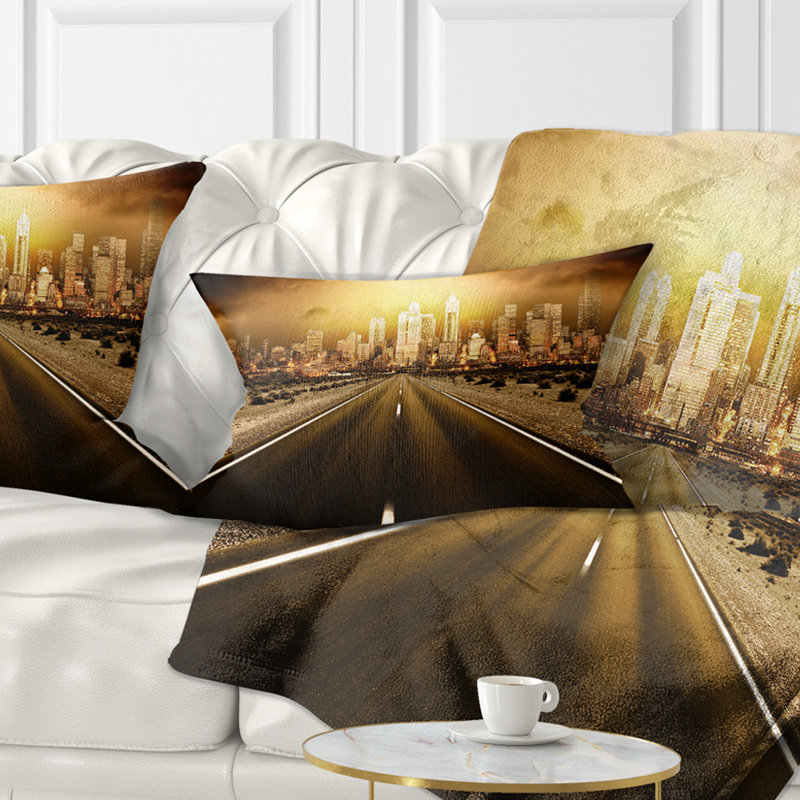 Coussin Landscape World End, Rectangulaire, 12 po x 20 po