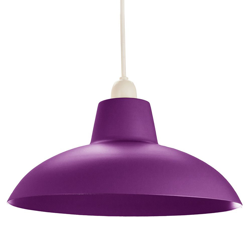 Industrial Retro Designed Matt Curved Ceiling Pendant Light Shade