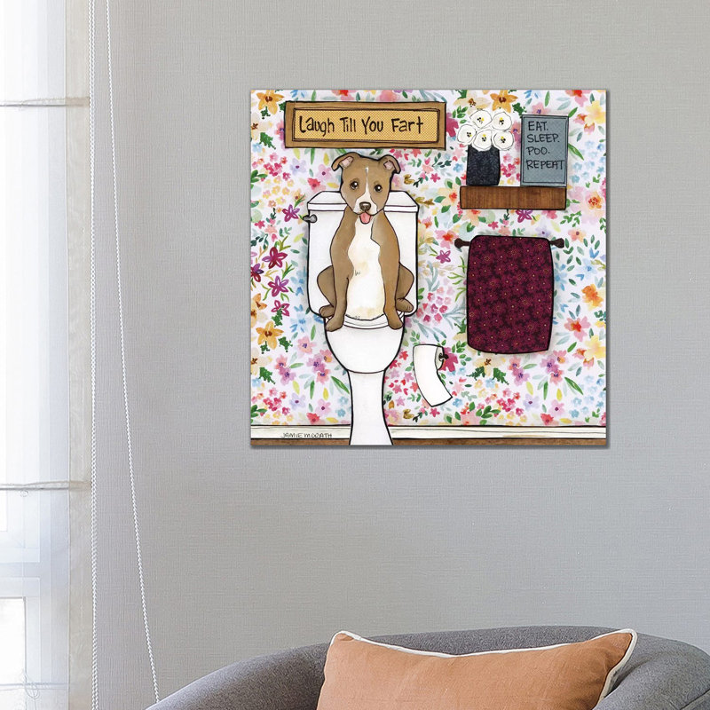 Til You Fart 1 Piece Wall Art on Canvas, 66.04cm H x 66.04cm W x 1.91cm D, Wrapped Canvas