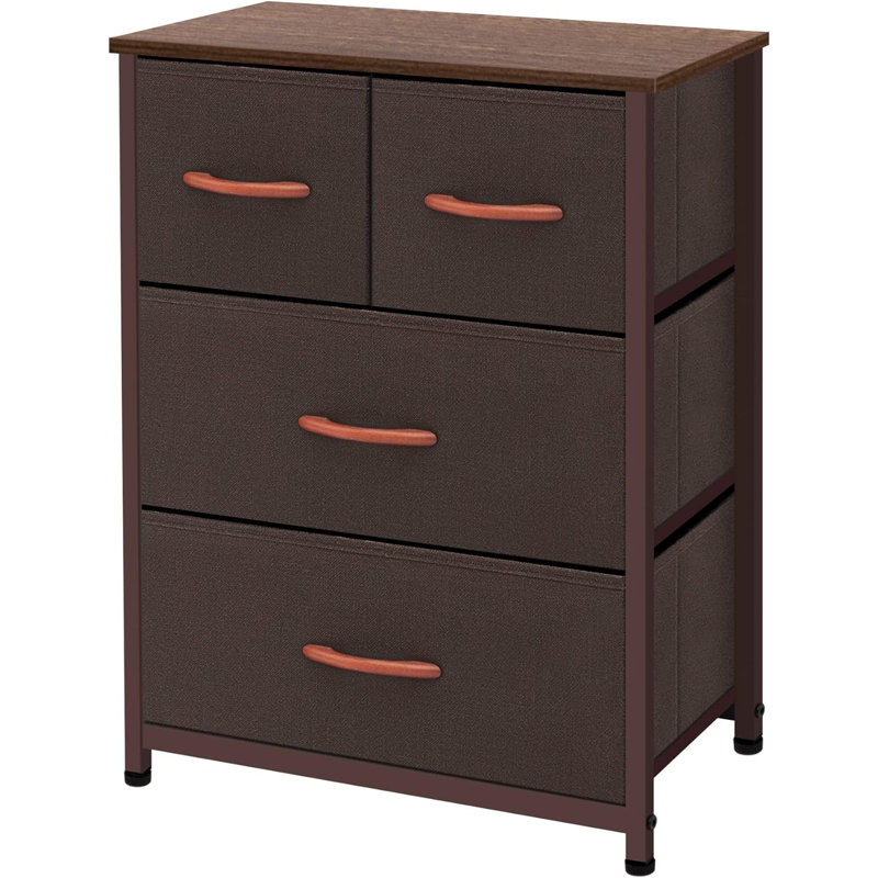 Fosteen 21.2'' W 4 - Drawer Dresser, Brown