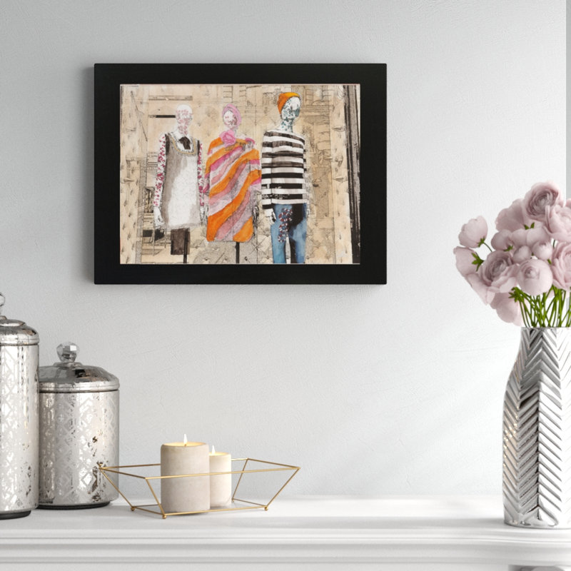 1 Piece Single Picture Frame Wall Art on Canvas, 31cm H x 41cm W x 3cm D