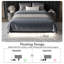 Lit mural tapissier en lin-870031064-870031067