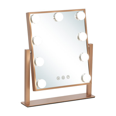 Lottemaria Metal Rectangle Floor Mirror