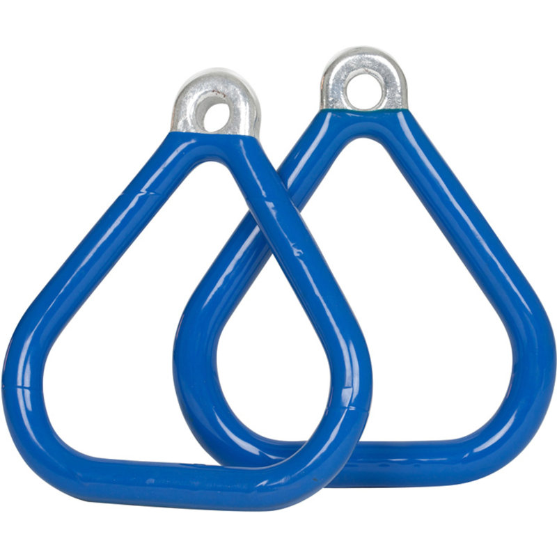 Anneaux de trapèze triangulaires à revêtement commercial, Bleu