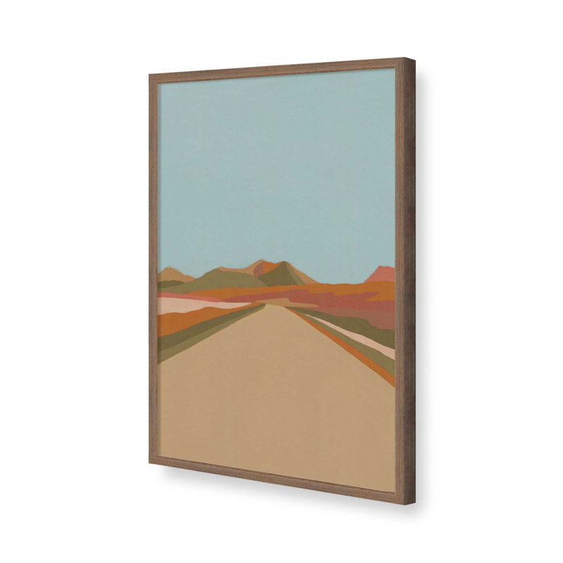 Sur la route 2 par Garima Dhawan, reproduction d'art sur toile, Brun, H 16 po x l 12 po