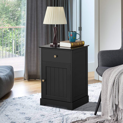 Jianglin 40cm W Manufactured Wood Bedside Table