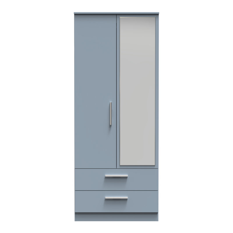 Fully Assembled Contrast 3 Door Wardrobe