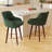 Modern Swivel Bar Stool With Backrest, Armrests And Wood Legs - Counter Height Chair For Kitchen Island-63072919-63072904