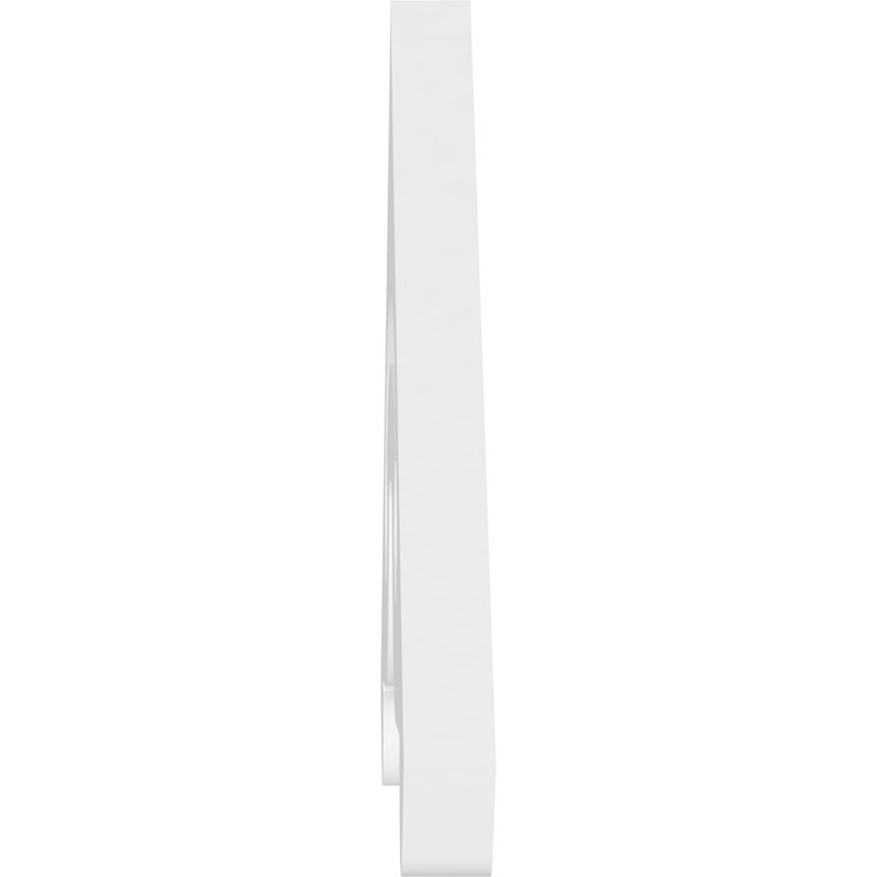 Pignon en PVC de qualité architecturale Northwest, H 9 po x l 36 po x P 1 po, 6 / 12