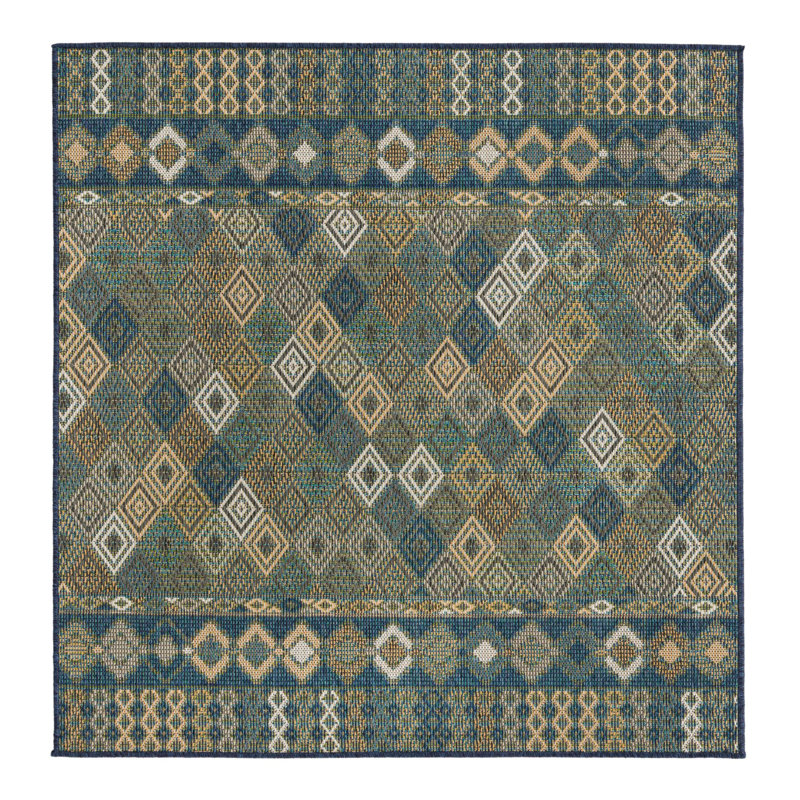 Tapis d'extérieur Jacole Offee, Carré 5 pi 3 po