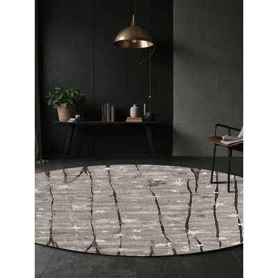 Tapis gris lavable à la machine