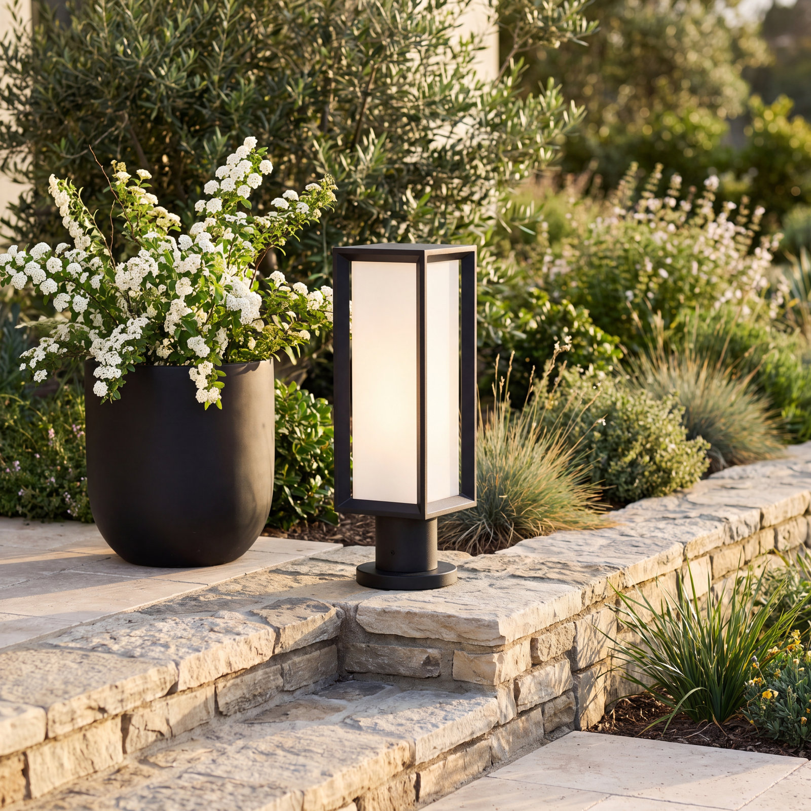 Howell Outdoor Lantern Head, Textured Black
