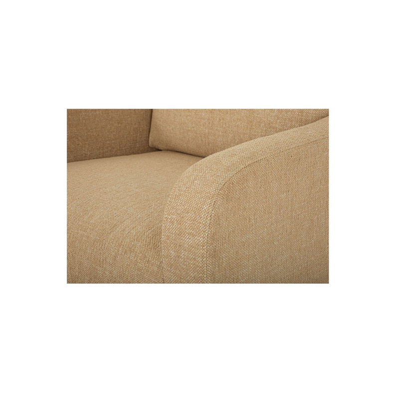 Keane Lounge Chair Cream, Ochre