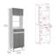 Caribe Microwave Cabinet