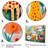 Colorful cute Animal Nursery I - Animal Nursery Framed Wall Art-104138107-104138104