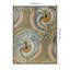 "Delicate Deco Plant Pattern V" par Baxter Mill, reproduction d'art sur toile encadrée
