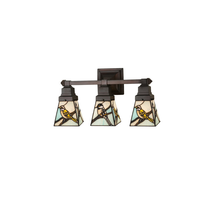 Black Bronze 3-Light Dimmable Vanity Sconce