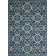 Machine-Woven Stain Resistant Floral Area Rug