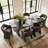 19" Upholstered Chenille Dining Armchair-1304585602