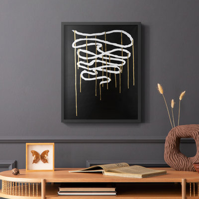 «Weeping Ribbon II», reproduction encadrée - bois massif