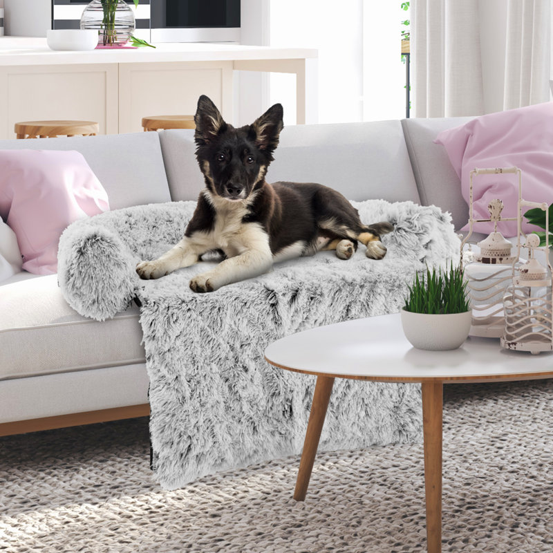Arrigo Pet Bed, 18cm H x 112cm W x 101cm D, Grey