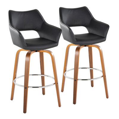 Tabouret de bar à hauteur fixe avec pivot