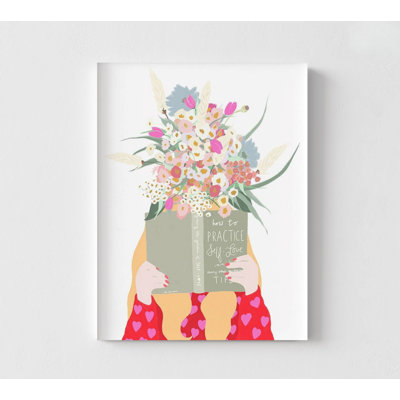 Impression florale, impression de tête de plante, Art mural féminin, Art féminin, Art mural, Art mural encadré