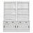 83.4"Tall Bookshelf Suite with LED Lighting