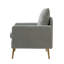 Fauteuil Werner avec dossier et coussin de siège amovibles-243372290