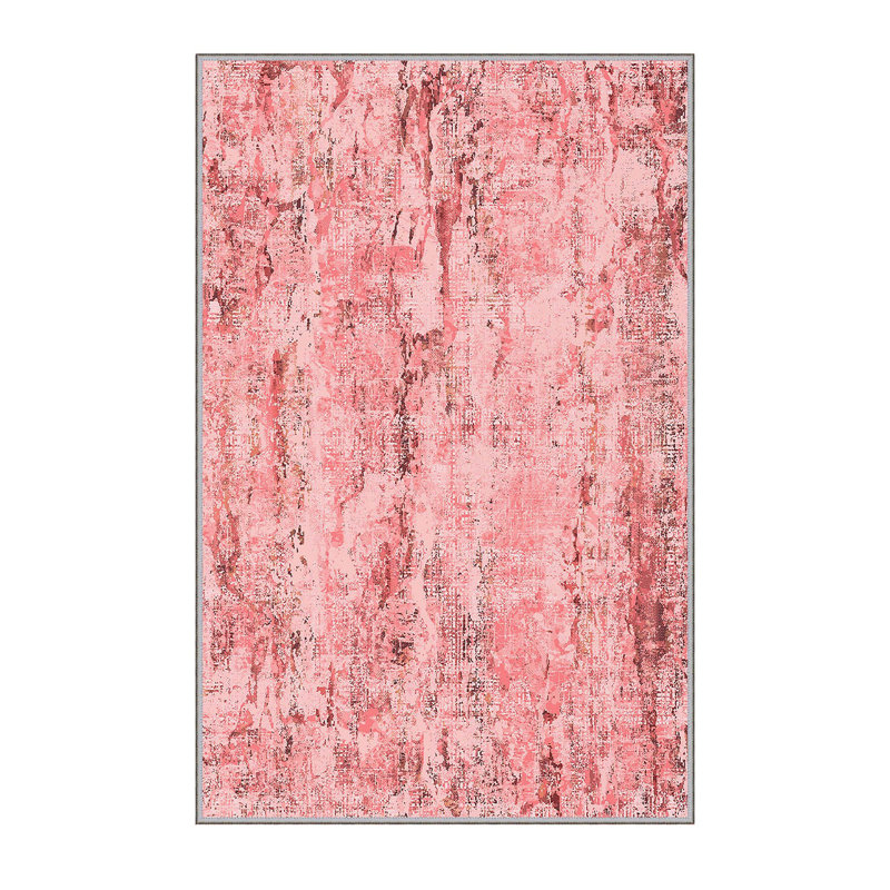 Antibacterial Woven Carpet (3D Digital Print) 4.0 x 5.9 Feet, 100% Polyester, Pile Height: 0.3 Inches | PVC Felt Dot Non-Slip Underside, Machine Washable, Perfect for Living Room & Bedroom Decor