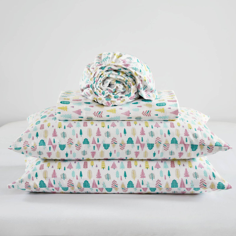 4 ensembles de literie PCSSoft, Housse de couette simple TG + 1 taie d'oreiller