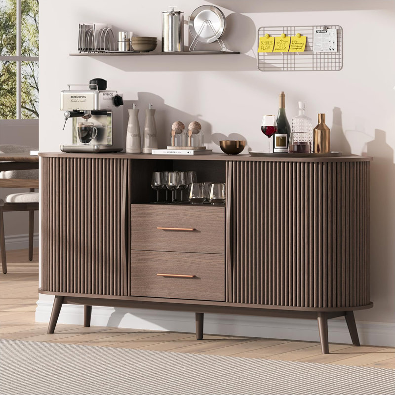 63" Sideboard Buffet Cabinet with Storage