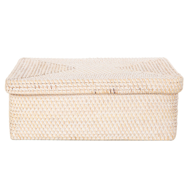 Panier en osier, Blanc