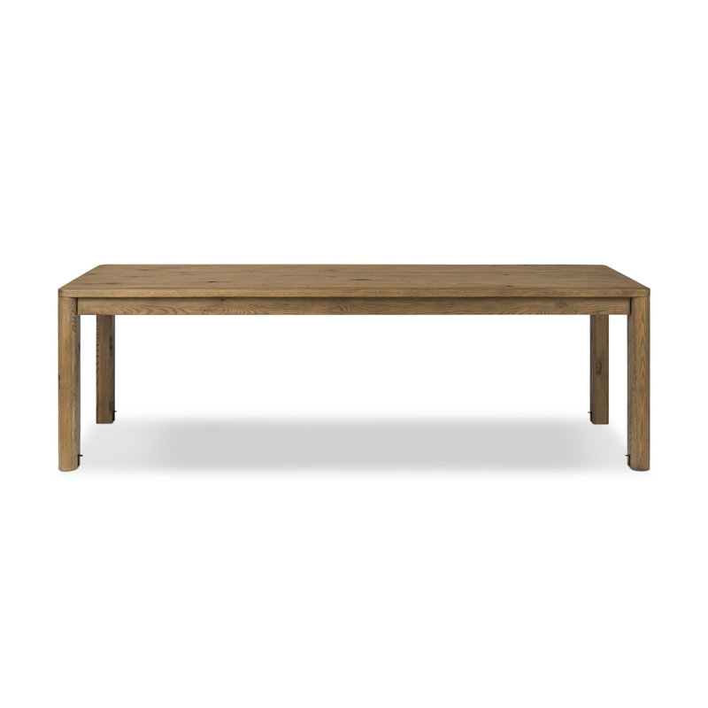 Table de salle à manger Arno Noeline, Réusiné usé, H 30 po x l 96 po x P 96 po