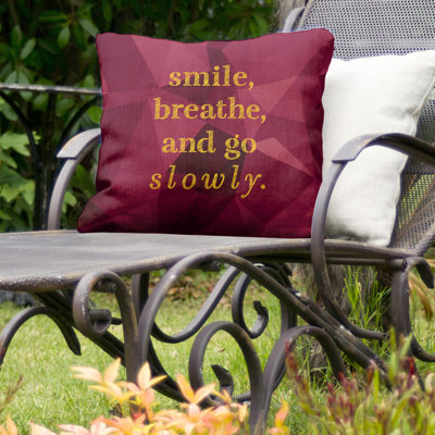 Outdoor Reversible Throw Pillow