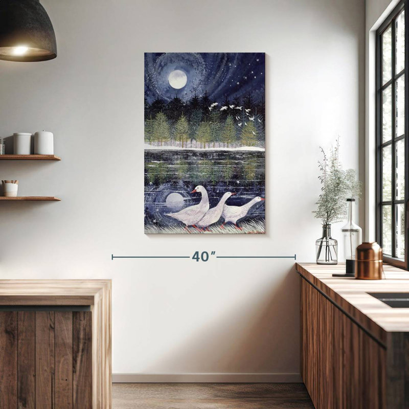 Brampt Snow Geese, 39" H x 26" W