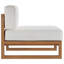 Chaise de patio en teck Upland