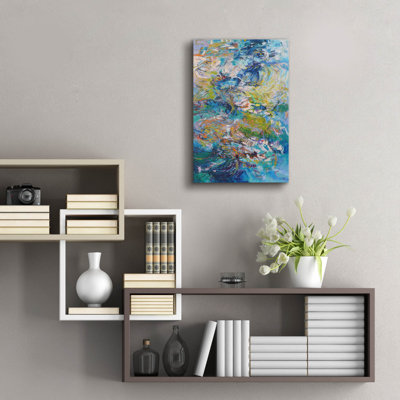 «Blue Immersion 1» par Dorothy Fagan, art mural acrylique