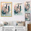 «Soft Blue and Pinkd Minimal Mid Century Art I», reproduction d'art sur toile-1337084711-1337084730