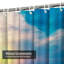 Rideau de douche avec 12 crochets Sunrise-1886302758
