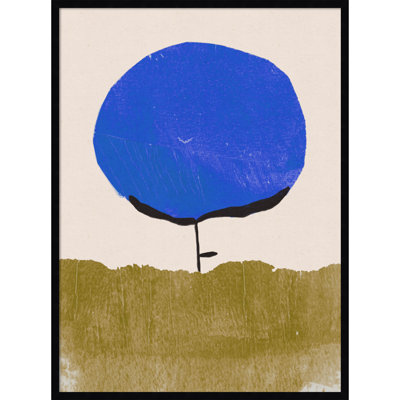 Blue Flower Print by Alisa Galitsyna
