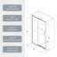Porte de douche en verre 38-42 "x H 71" Piovt-114719499