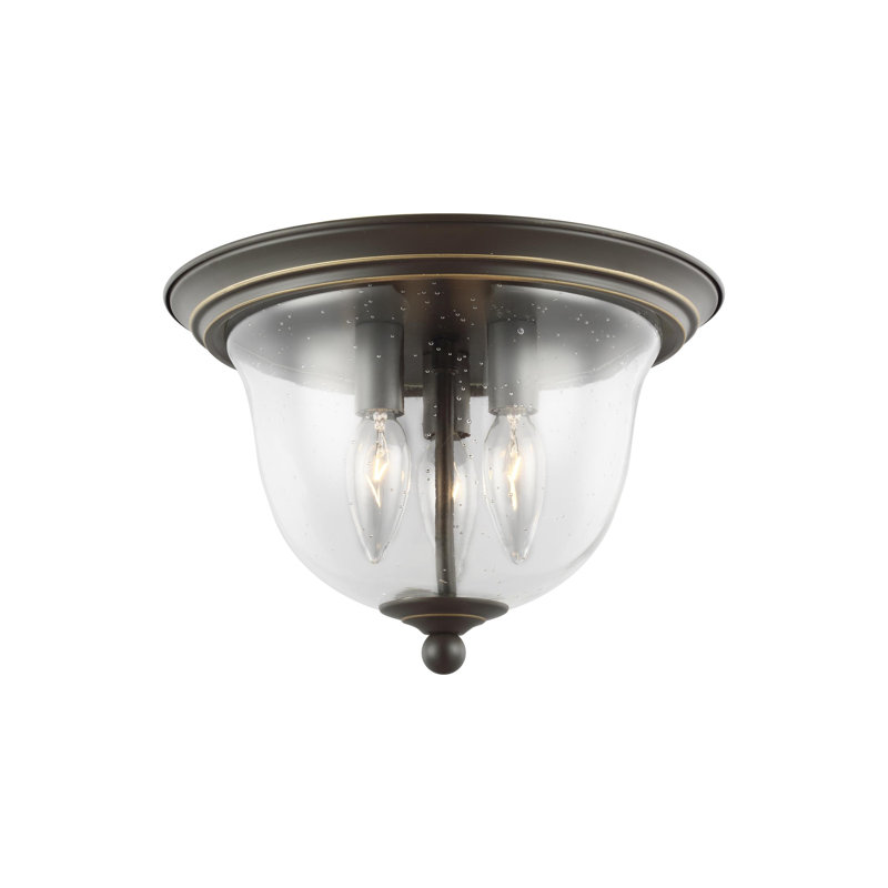 Belton Three Light Ceiling Flush Mount from Generation Lighting , No, Bronze