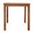 4 - Person Teak Wood Patio Dining Set with Square Table , Cushions Included