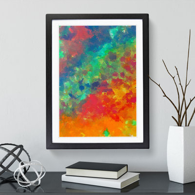 Heat Of The Flame Abstract - Single Picture Frame Painting
