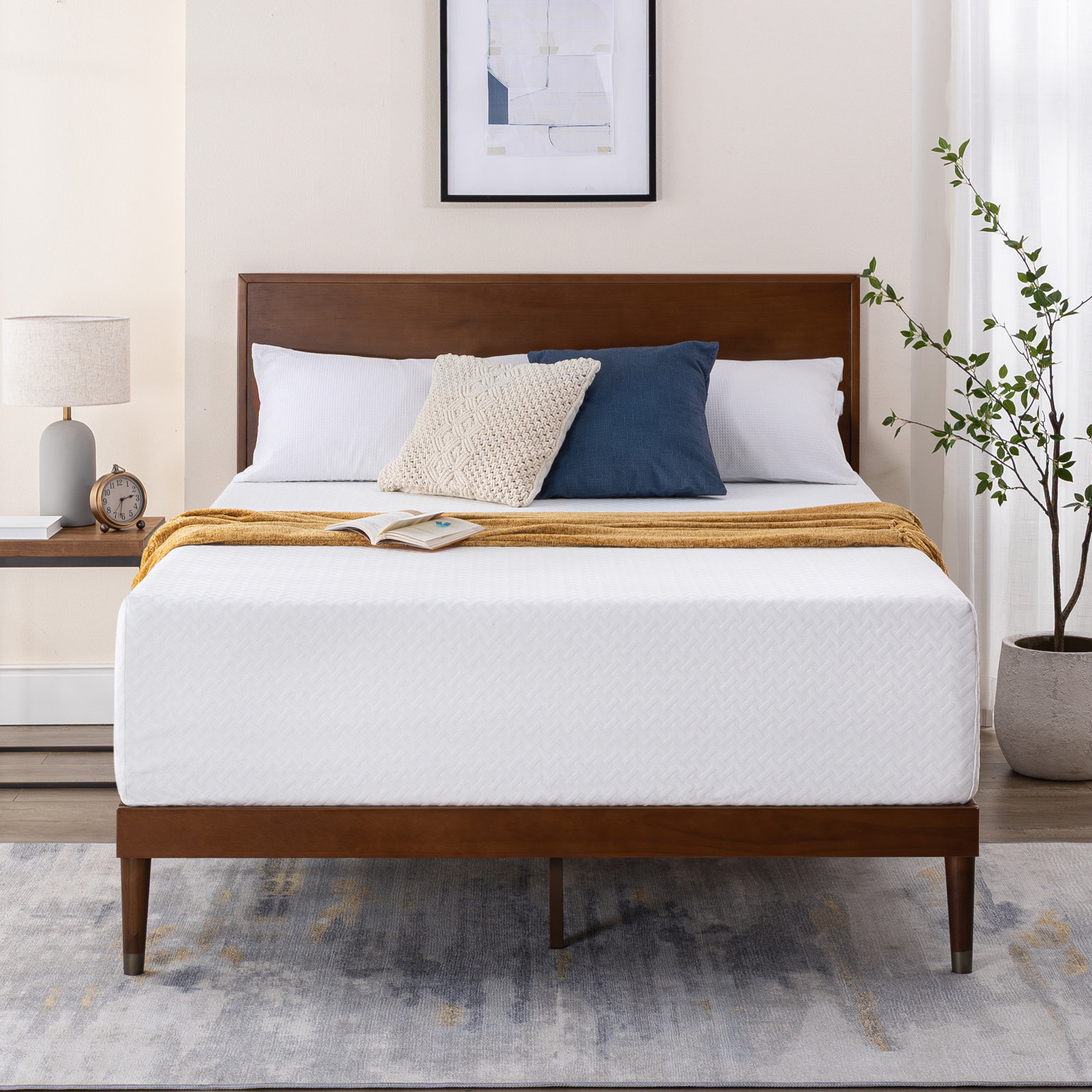  Firm Gel Memory Foam Mattress, Queen, 14"