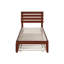 Lit plateforme avec lit gigogne en bois massif Jaqson par Harriet Bee-49622925-49622927