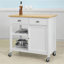 Kensington 93cm W Kitchen Island with Solid Wood Top