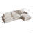 Moncada 4-Piece Upholstered Modular Linen Fabric Sofa With Ottoman-1538801530
